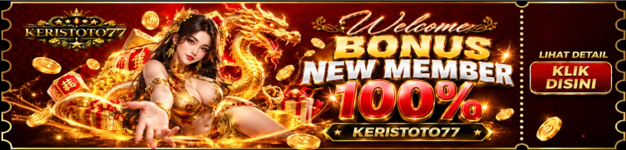 BONUS NEW MEMBER 100% KERISTOTO :